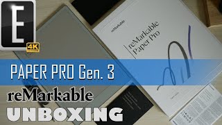 Unboxing The Remarkable Paper Pro Gallery 3 eNote [upl. by Oloap525]