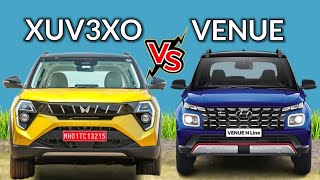 Xuv3XO vs Hyundai Venue 🔥  Which one is better [upl. by Atinhoj]