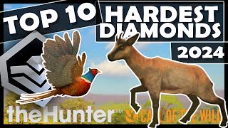 TOP 10 HARDEST DIAMONDS amp HOW to FIND THEM in 2024  Call of the Wild [upl. by Harald]