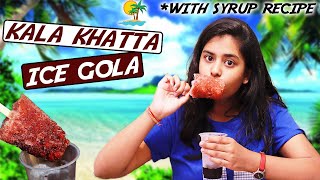 Kala Khatta Ice Gola Recipe l How to Make Kala Khatta At Home l Cook With Asha [upl. by Willing]