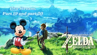 The legend of Zelda breath of the wild Part 19 and part 20 With Mickey Mouse [upl. by Barncard]