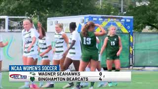 090824 Wagner Seahawks vs Binghamton Bearcats WSOC [upl. by Oelgnaed]