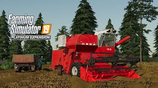 FS19 Timelapse 18 Уборка зерновых НИВА СК5М1 ГАЗ53 [upl. by Ahsiem]