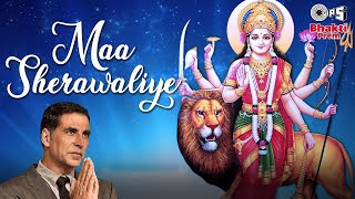 Maa Sherawaliye  Sherawali Mata Ke Bhajan  Akshay Kumar  Rekha  Sonu Nigam  Anu Malik [upl. by Deeas]