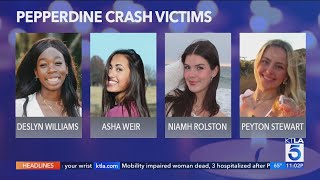 4 Pepperdine students killed in Malibu identified [upl. by Attenhoj]