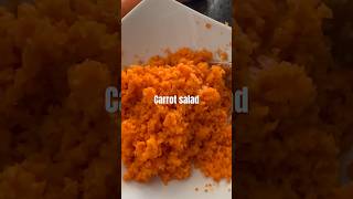 Carrot Salad Easy to make [upl. by Slotnick]