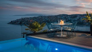 Luxury Villa Riva with Pool for Rent in Trogir Riviera in Croatia [upl. by Ulphia]