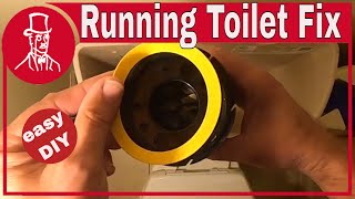 Why does my toilet keep running how to replace Kohler flush valve seal [upl. by Ahsekahs]