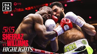 HIGHLIGHTS  Hamzah Sheeraz vs Ammo Williams Queensberry vs Matchroom 5v5  Riyadh Season [upl. by Nittirb]