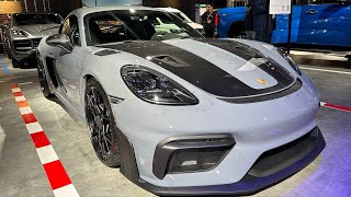 New Porsche Cayman GT4 RS WEISSACH 2024 Short Exterior Walkaround [upl. by Downing]