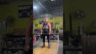 600x4 Axle Deadlifts strongman strongmancompetiton deadlift [upl. by Suedama]