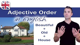 Adjective Order in English  English Grammar Lesson [upl. by Terrye]