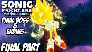 SONIC FRONTIERS THE FINAL HORIZON FINAL BOSS amp ENDING Playthrough Gameplay Part 3 PC [upl. by Lacy]