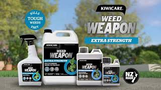 Weed Weapon Extra Strength Kills Tough Weeds  Fast [upl. by Audsley]