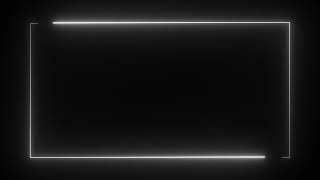 Glowing frame black screen  Neon light border  Frame template video background [upl. by Anaeerb]