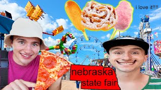 Exploring Nebraska State Fair Fried Food Dinky Rides and Random Shows [upl. by Hairabez]