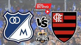 Millonarios 1 vs Flamengo 1  Fecha 1  Copa Libertadores 2024 [upl. by Alletse]