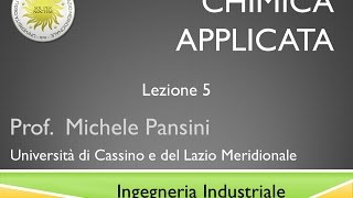 Chimica Applicata Lezione 5 [upl. by Rausch]