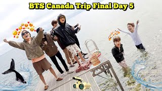 BTS Canada Trip Final Day  Part 5  Real Hindi Dub  Run Ep71 [upl. by Kcirneh]