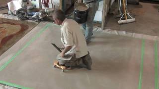 Concrete Overlays  Microtopping Application [upl. by Aneerak]