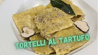 Tortelli  Ravioli al Tartufo Fatti in Casa da Zero  Ricetta Completa [upl. by Llenreb661]