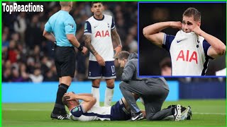 Micky van de Ven Leaves Pitch IN TEARS After Brutal Injury Blow  Tottenham Star Update 🚑 [upl. by Afnin775]