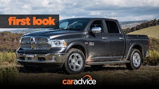 2018 RAM 1500 Laramie review First Look [upl. by Annahgiel925]