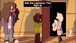 Ask the Lightener Trio Part 3 Deltarune Comic Dub [upl. by Adlin282]