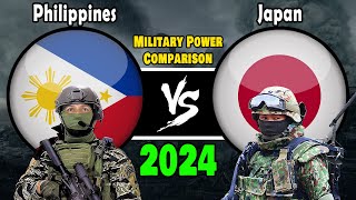 Philippines vs Japan Military Power Comparison 2024 militarypower [upl. by Aicek]