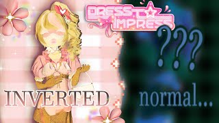 INVERTED COLOURS CHALLENGE in DRESS TO IMPRESS [upl. by Dasteel]