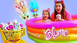 Ruby amp Bonnie Pretend Play Happy Birthday Surprise with Blume Dolls [upl. by Tamarah]