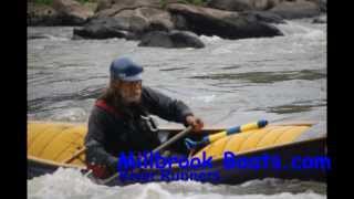 Smooth River Runner in a Millbrook Boats Canoe Video by dale briggs footage [upl. by Enawtna]