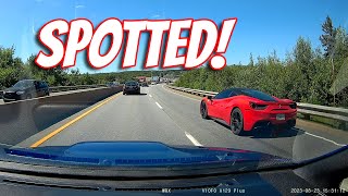 Dashcam 20230823 Ferrari on Mackay Bridge [upl. by Elgar]