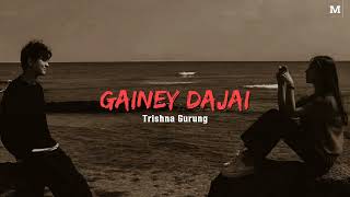 Gainey Dajai  Trishna Gurung lyrics [upl. by Stamata]