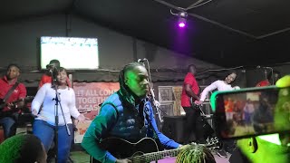 Mbeu Performing💥💯 Live All Oliver Mtukudzi Music At Steak House Showing Fans his Talent 💥 🎸 [upl. by Heddy275]