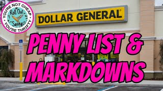 Tuesday Markdowns and Penny List for Dollar General [upl. by Jeff]