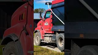 DRIVER SEES THE DEEP RUTS IN THE MUD driver dumptruck ruts deepruts damagecontrol gravel [upl. by Ohs]