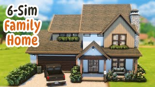 A PERFECT FAMILY Home  Sims 4 Speed Build [upl. by Puttergill]