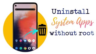 Remove Bloatware or System Apps From Android without Root  Ft Oneplus📲 [upl. by Anaizit]