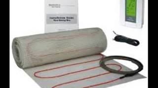 Electric Tile Radiant Floor Heating HeatTech 120V [upl. by Ardaid955]