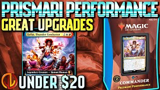 Prismari Performance Upgrade  10 Cards to Replace Under 20 Commander 2021 Precon Deck MTG EDH [upl. by Ric]