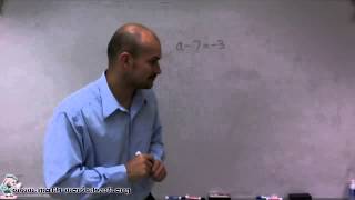 Algebra  Equations  One step equations  Easy [upl. by Leamsi698]