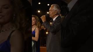 Shania Twain and Andrea Bocelli performing quotDa Stanotte in Poiquot quotFrom This Moment Onquot [upl. by Moises]