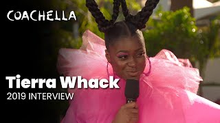 Coachella 2019 Week 2 Tierra Whack Interview [upl. by Sgninnej]