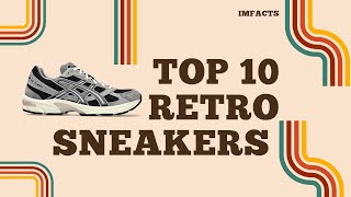 10 Retro Sneakers Trending in 2024 [upl. by Ahsoyek]