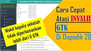 cara cepat mengatasi invalid GTK [upl. by Clayson]