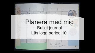 Planera med mig Bullet journal Läs logg period 10 [upl. by Enaira]