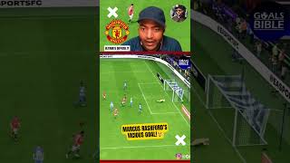 MARCUS RASHFORD’S VICIOUS GOAL😲 shorts fc24 fifa [upl. by Inalan]