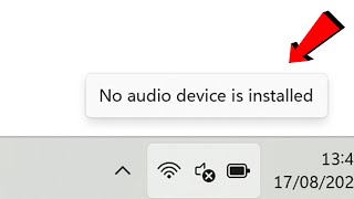 No audio device installed  No output devices found windows 1110 FIX NEW 2024🔊❌ [upl. by Nadabb943]