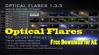 50 Free Optical Flares  After Effects  Premiere Pro  Photoshop  Any Version [upl. by Ladnar]